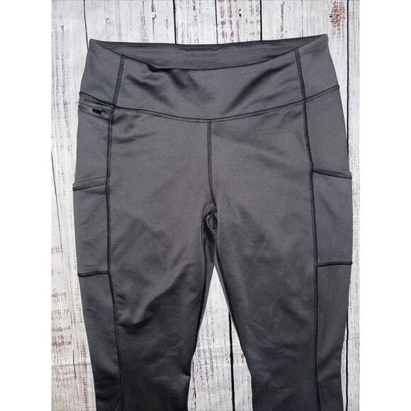 Patagonia Women’s Pack Out Tights Gray Size Large L Pockets - Picture 2 of 6